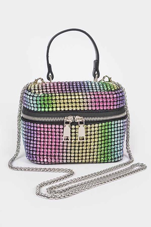 Rhinestone Cosmetic Bag