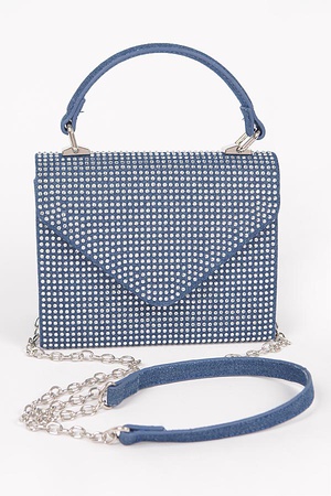 Hot Fix Stone Top Handle Bag