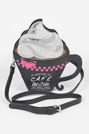 Whip Cream Coffee Cup Novelty Bag