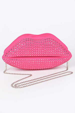 Big Stones Hot Fix Lip Style Bag