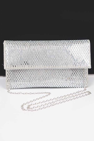 Rhinestone Envelope Clutch