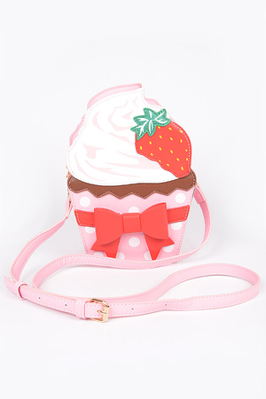 Ice Cream Sundae Crossbody Bag