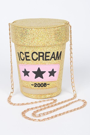 Ice Cream Metallic Fun Bag