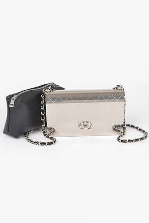 Metal Flap Clutch