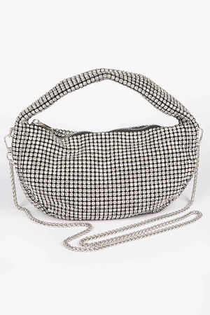 Oversized Rhinestone Shoulder Bag