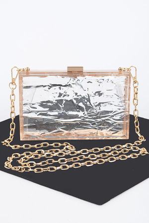 Transparent Plastic Case Clutch