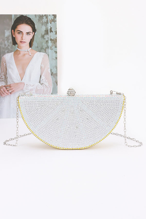 Metallic Acrylic Clutch
