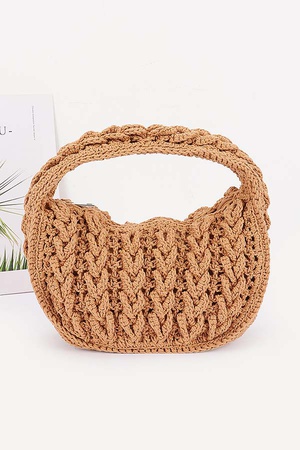 Handmade Cotton Braided Tote Bag