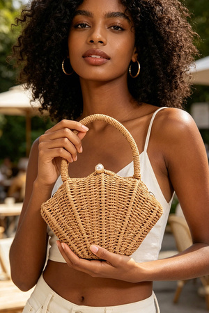 Handmade Bamboo Clutch