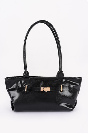 Chic Patent Leather Bag