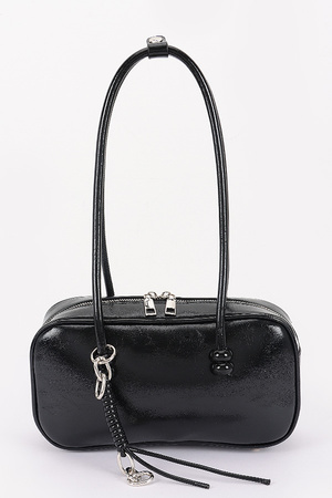 Faux Leather Sport Bag
