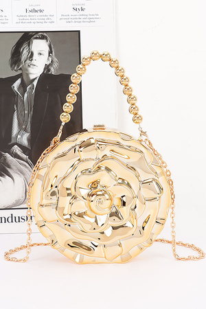 Metallic Acrylic Clutch