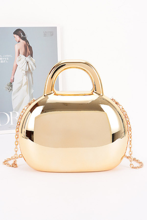 Metallic Acrylic Clutch