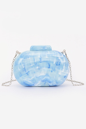 Acrylic Marble Clutch