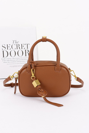 Faux Leather Sport Bag