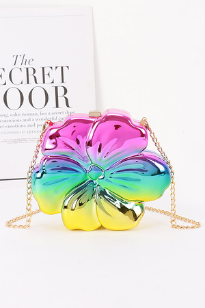 Metallic Acrylic Clutch