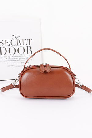 Vegan Leather Crossbody Bag