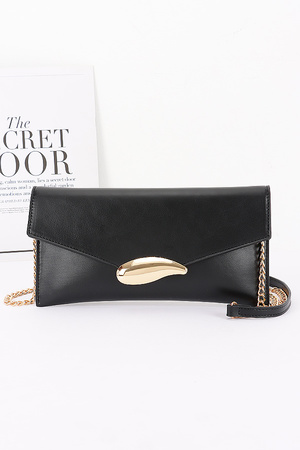 Vegan Leather Envelope Clutch Bag
