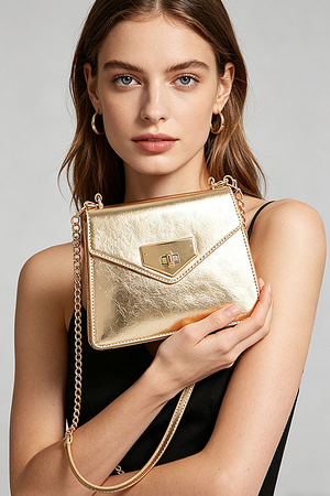 Vegan Leather Top Handle Bag