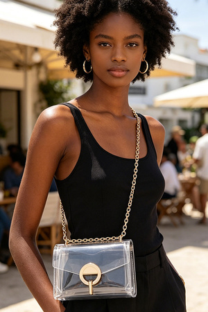 Transparent Shoulder Bag