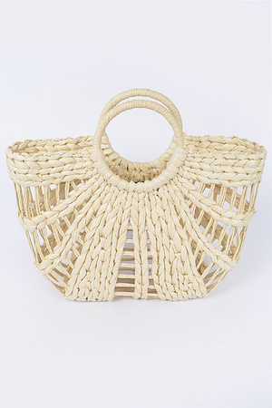 Straw Handmade Beach Bag.