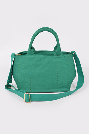 Solid Canvas Tote