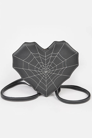 Faux Leather Spider Web Bag Pack