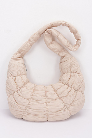 Quilted Nylon Padded Crossbody Bag