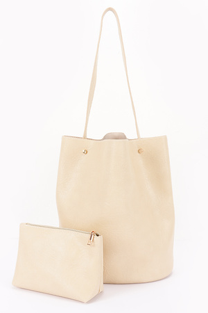 Vegan leather Tote Bag