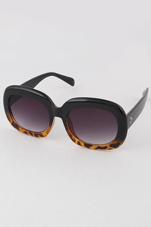 Rounded Recfangular Sunglasses