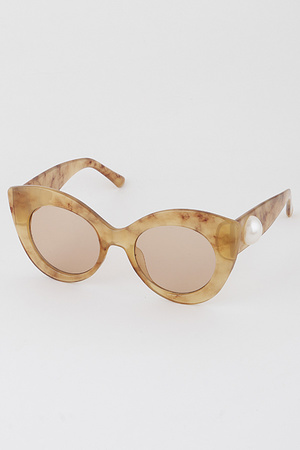 Pearled Cateye Sunglasses