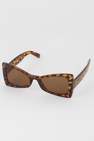 Geometric  Cateye  Sunglasses