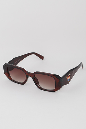 Geometric Stripe Sunglasses