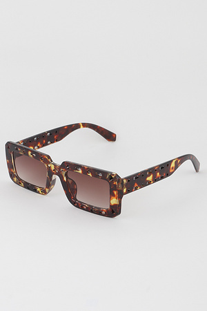 Open Cut Square Sunglasses