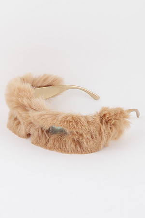 Cozy Fur Square Sunglasses