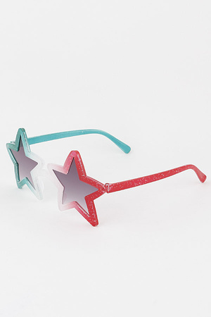 Glitter Star Frame Sunglasses