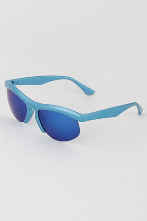 Top Frame Oval Sunglasses