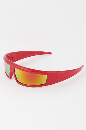 Bright Curved Polycarbonate Sunglasses