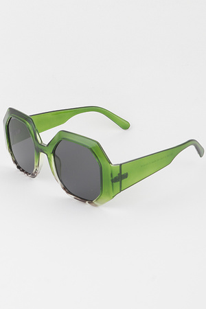Sharp Geometric Tinted Sunglasses