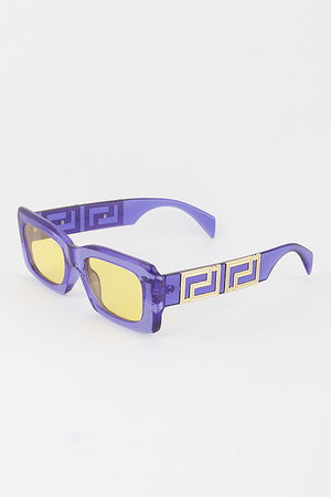 Minimal Tinted Box Sunglasses