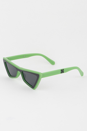 Two Toned Retro Cateye Sunglasses