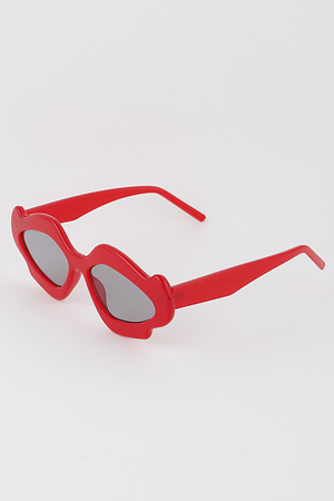 Abstract Solid Splat Sunglasses