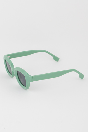 Bright Solid Box Sunglasses
