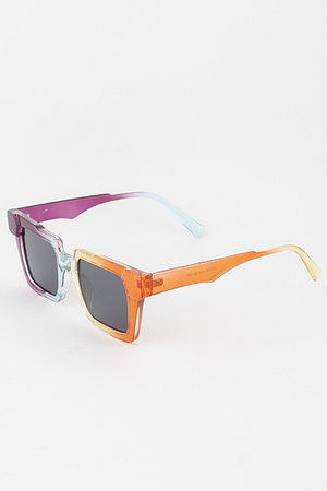 Bright Geometric Gradient Sunglasses