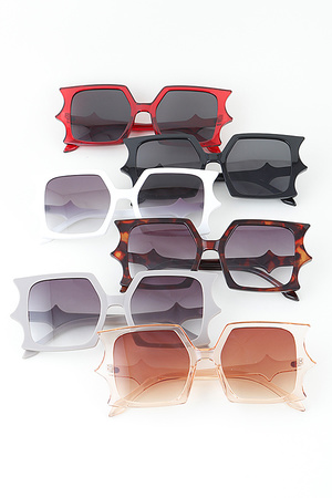 Sharp Bat Winged Sunglasses