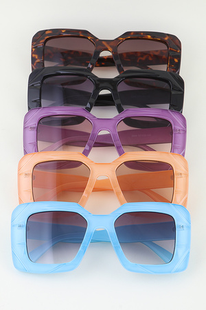 Bright Cubic Gradient Sunglasses