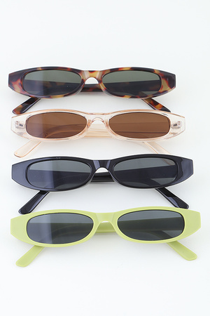Chic Wide Bar Sunglasses