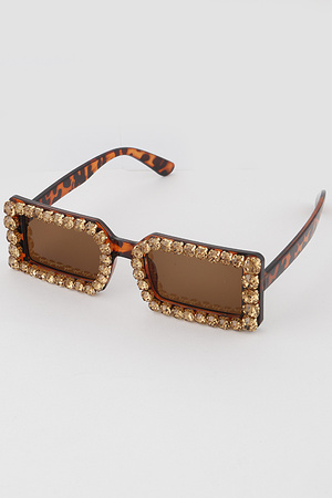 Shine Me Rectangular Sunglasses