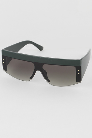 Unique Frame Shield Sunglasses