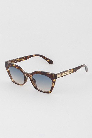 Link Chain Marble Sunglasses